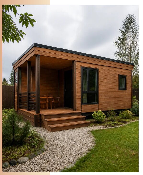 Готовые дачные домики для проживания под ключ в Павлове